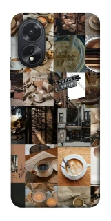 Чохол на Oppo A38 Coffee collage ver.3 фото 1 з 1