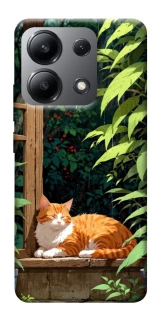 Чехол на Xiaomi Redmi Note 13 4G red cat фото 1 из 1