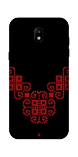 Чохол на Samsung Galaxy J5 (2017) Чорно-червона вишиванка фото 1 з 1