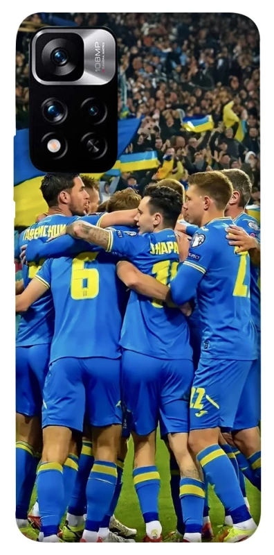 Чехол на Xiaomi Redmi Note 11 5G Сборная Украины v3 фото 1 из 1