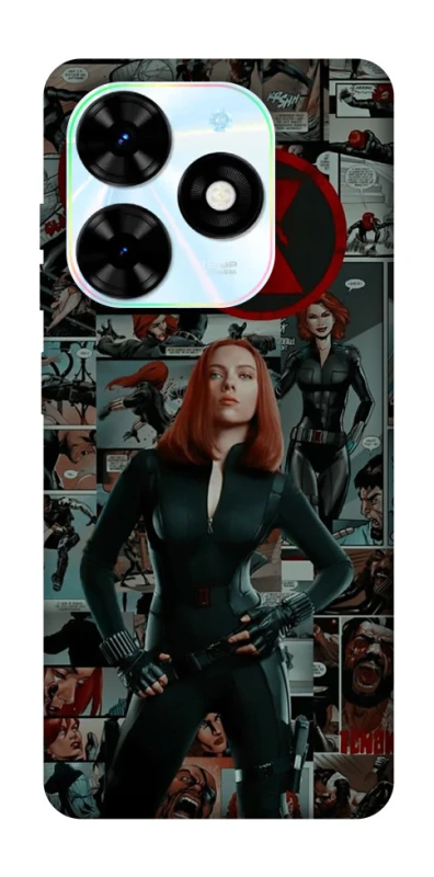 Чехол на TECNO Spark Go 2024 Black Widow фото 1 из 1