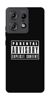 Чохол на Motorola Edge 50 Pro Parental Advisory Label фото 1 з 1