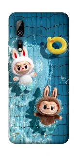Чохол на ZTE Axon 10 Pro Labubu in the pool фото 1 з 1