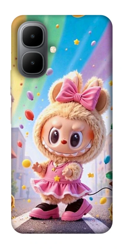 Чохол на Infinix Smart 10 Labubu rainbow фото 1 з 1