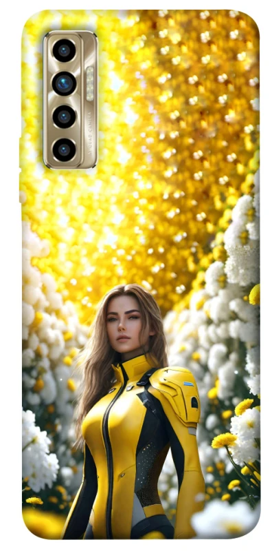 Чохол на TECNO Camon 17P Cyber space girl ver.2 фото 1 з 1