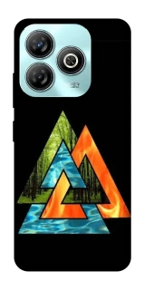 Чехол на ZTE Blade A75 4G Валькнут v4 фото 1 из 1