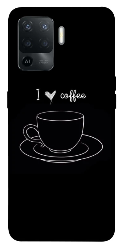 Чохол на Oppo Reno 5 Lite Black coffee фото 1 з 1