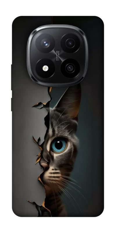 Чехол на Xiaomi Redmi Note 14 Pro+ 5G Кот-подглядыватель v2 фото 1 из 1
