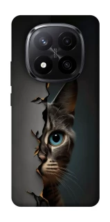 Чехол на Xiaomi Redmi Note 14 Pro+ 5G Кот-подглядыватель v2 фото 1 из 1