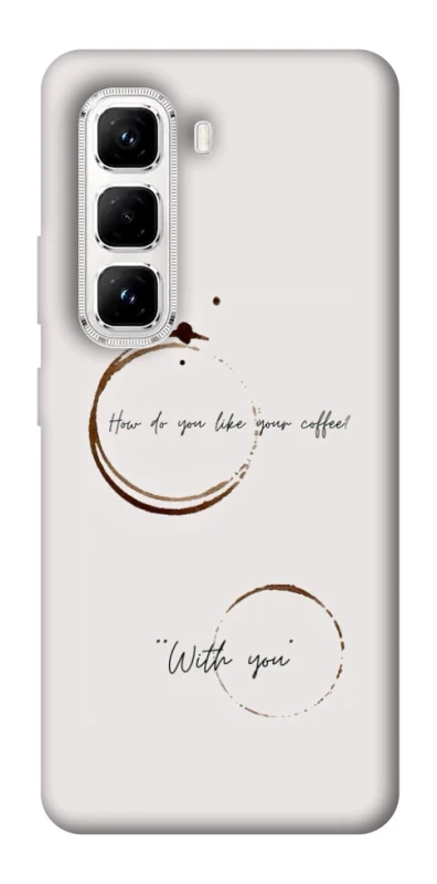 Чохол на Infinix Hot 50 Pro Coffee with you фото 1 з 1