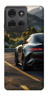 Чехол на Motorola Moto G75 Car in the mountains фото 1 из 1