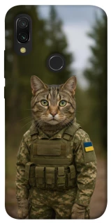 Чехол на Xiaomi Redmi 7 Кот защитник фото 1 из 1