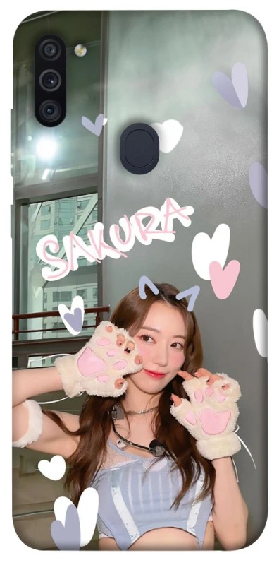 Чохол на Samsung Galaxy M11 Sakura - LE SSERAFIM фото 1 з 1