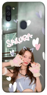 Чохол на Samsung Galaxy M11 Sakura - LE SSERAFIM фото 1 з 1