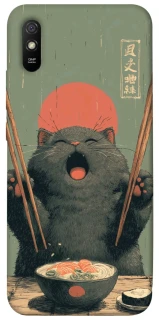 Чехол на Xiaomi Redmi 9A Hungry Cat фото 1 из 1