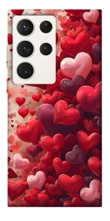 Чохол на Samsung Galaxy S23 Ultra Many hearts фото 1 з 1