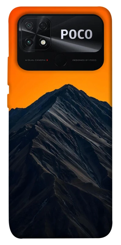 Чехол на Xiaomi Poco C40 Black rock фото 1 из 1