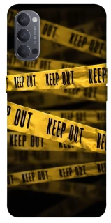Чехол на Oppo Reno 4 keep out фото 1 из 1