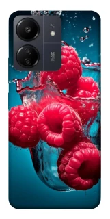 Чехол на Xiaomi Poco C65 Малинка в воде фото 1 из 1