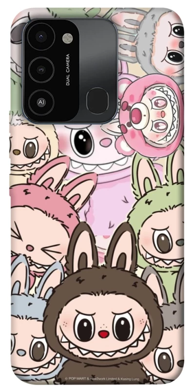 Чохол на TECNO Spark 8C All Labubu 3 фото 1 з 1
