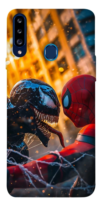 Чохол на Samsung Galaxy A20s Venom vs Spiderman фото 1 з 1