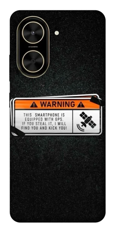 Чохол на Xiaomi Poco C71 Warning фото 1 з 1