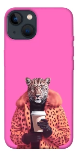 Чехол на Apple iPhone 13 (6.1") Леопард с кофе фото 1 из 1