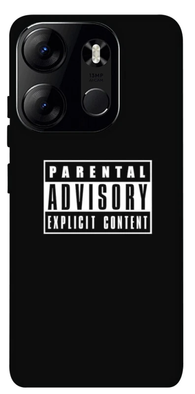Чохол на Tecno Spark Go 2023 Parental Advisory Label фото 1 з 1