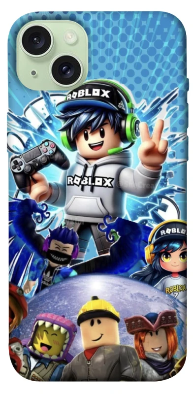 Чехол на Apple iPhone 15 Plus (6.7") Roblox collage ver.3 фото 1 из 1