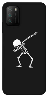 Чехол на Xiaomi Poco M3 Halloween skeleton фото 1 из 1