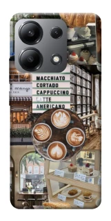 Чехол на Xiaomi Redmi Note 13 4G Coffee collage ver.5 фото 1 из 1