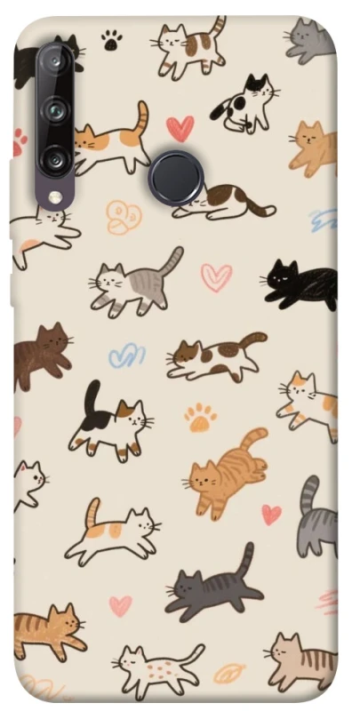 Чехол на Huawei P40 Lite E Cat style ver.2 фото 1 из 1