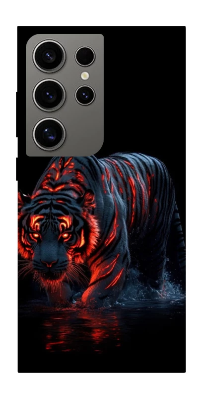 Чохол на Samsung Galaxy S24 Ultra fire tiger фото 1 з 1