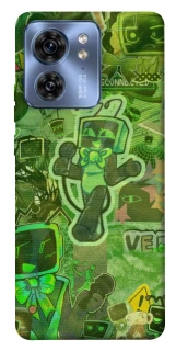 Чехол на Motorola Edge 40 Dandysworld tv green theme фото 1 из 1