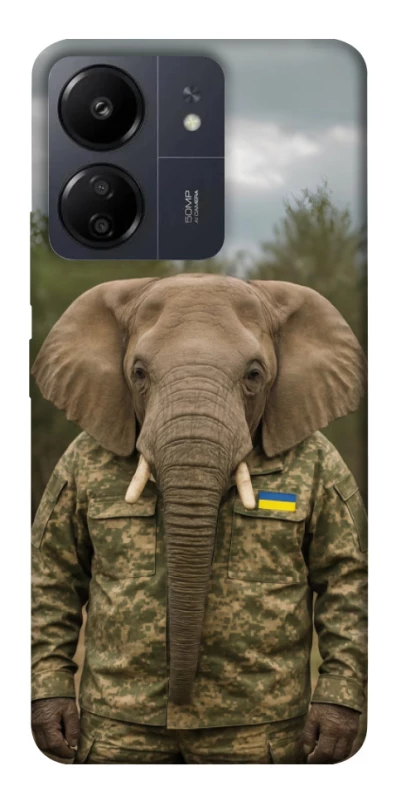 Чехол на Xiaomi Poco C65 Слон защитник фото 1 из 1