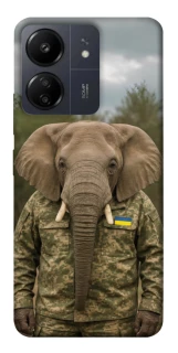 Чохол на Xiaomi Redmi 13C Слон захисник фото 1 з 1
