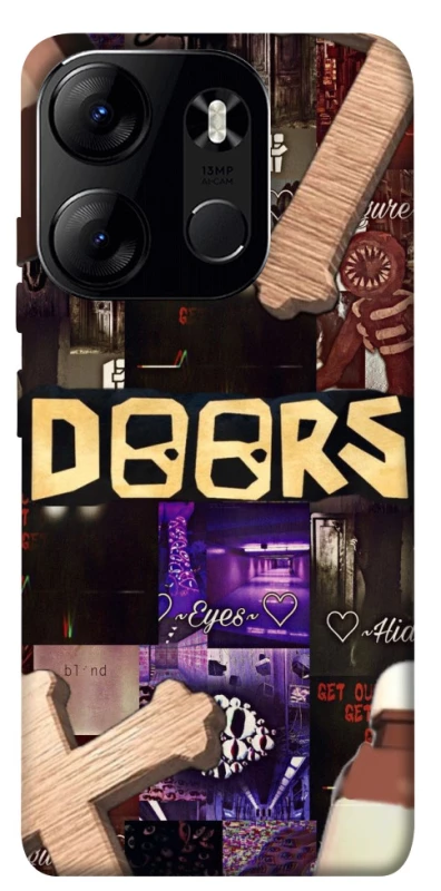 Чохол на Tecno Spark Go 2023 Roblox doors dark mode фото 1 з 1