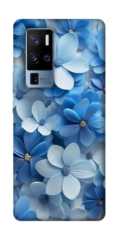 Чехол на Vivo X50 Pro+ Синие цветы фото 1 из 1