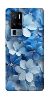 Чехол на Vivo X50 Pro+ Синие цветы фото 1 из 1
