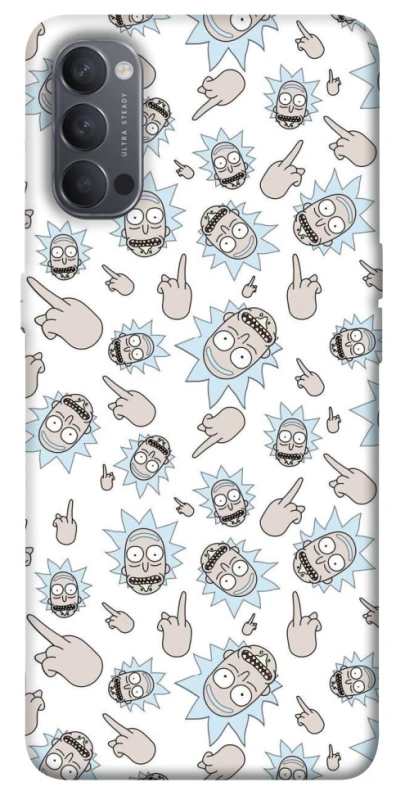 Чохол на Oppo Reno 4 Rick and Morty style фото 1 з 1