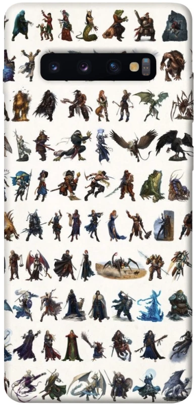 Чехол на Samsung Galaxy S10+ Character Selection фото 1 из 1