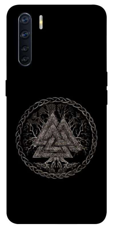 Чехол на Oppo A91 Валькнут v3 фото 1 из 1