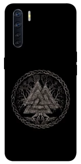 Чехол на Oppo A91 Валькнут v3 фото 1 из 1