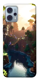 Чохол на Motorola Moto G23 Minecraft sunset фото 1 Чохол на Motorola Moto G23 Minecraft sunset фото 1 з 1