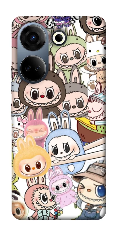 Чохол на TECNO Camon 20 Pro (CK7n) All Labubus фото 1 з 1