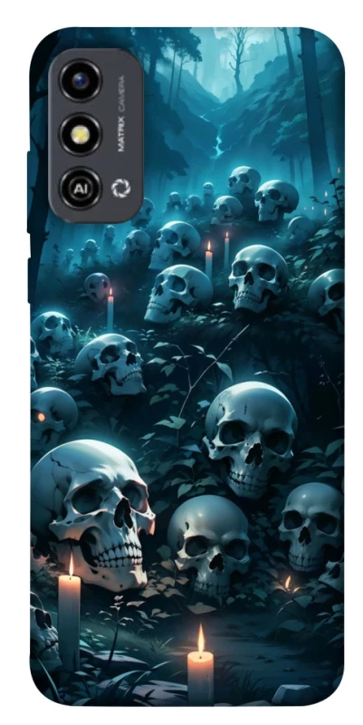 Чехол на ZTE Blade A53 Skulls v3 фото 1 из 1