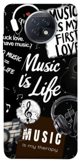 Чохол на Xiaomi Redmi Note 9 5G / Note 9T Music is Life фото 1 з 1