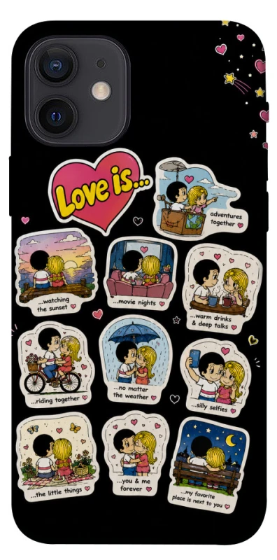 Чехол на Apple iPhone 12 (6.1") Love is ver.4 фото 1 из 1