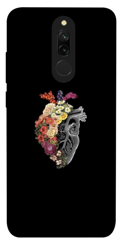 Чохол на Xiaomi Redmi 8 Heart with flowers фото 1 з 1