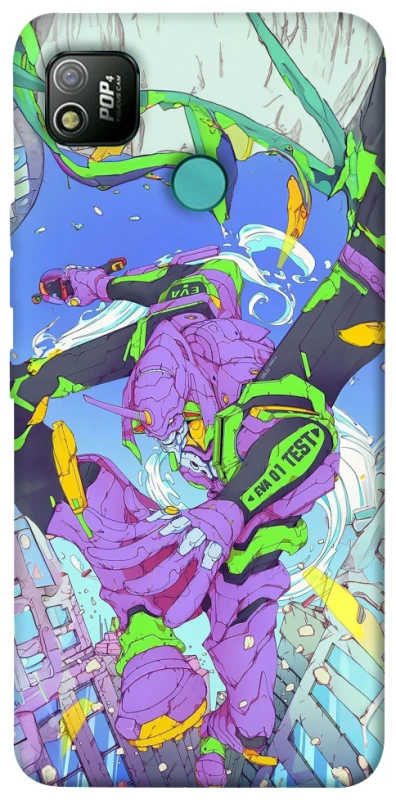 Чохол на TECNO POP 4 Євангеліон v2 фото 1 з 1